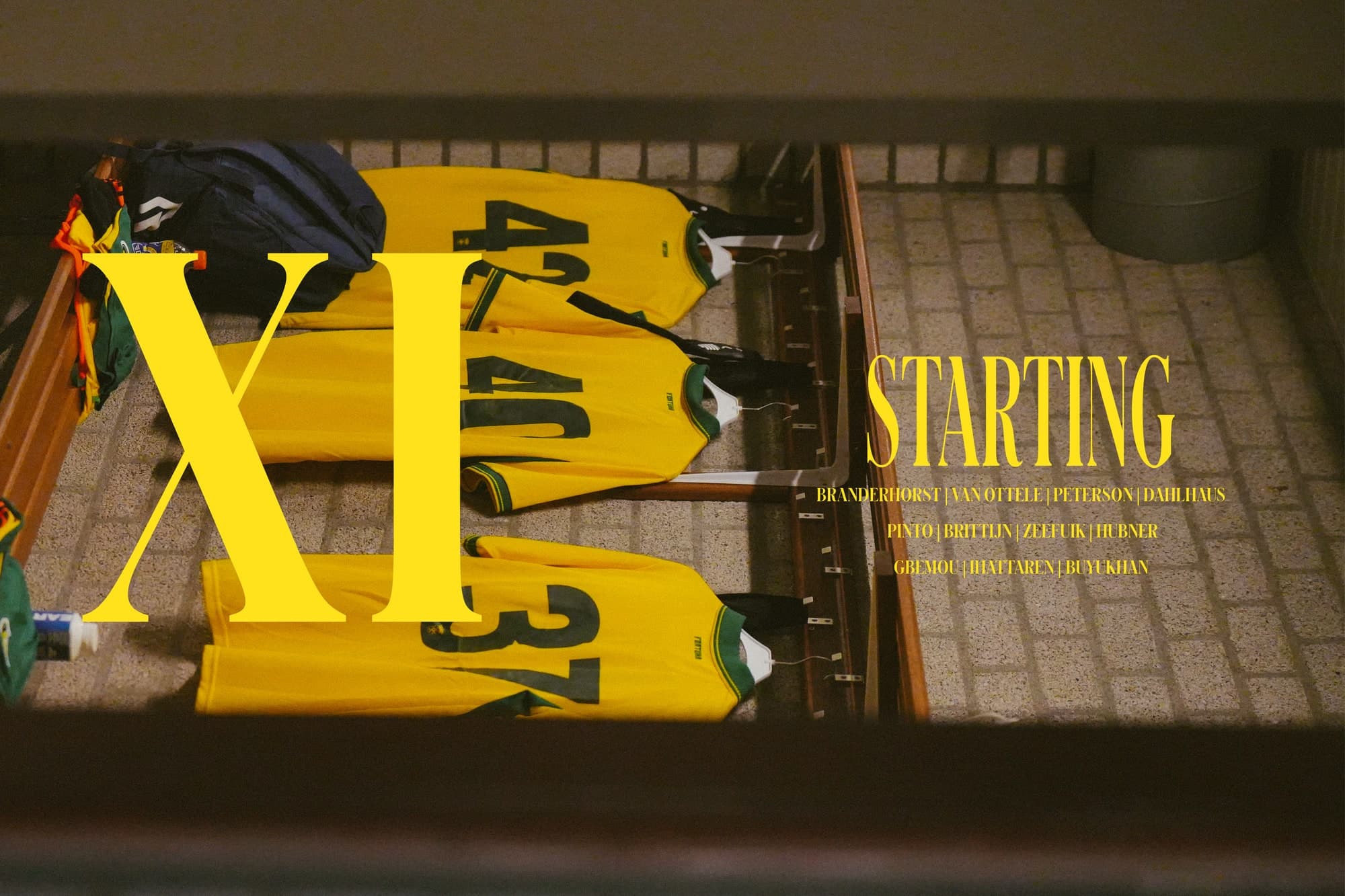 Fortuna Sittard — Starting XI graphic